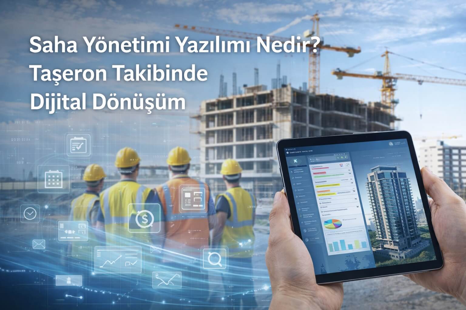 Saha Yönetimi Yazılımı Nedir? Taşeron Takibinde Dijital Dönüşüm kapak görseli