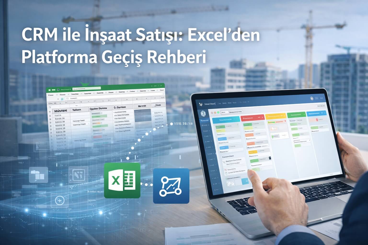 CRM ile İnşaat Satışı: Excel'den Platforma Geçiş Rehberi kapak görseli